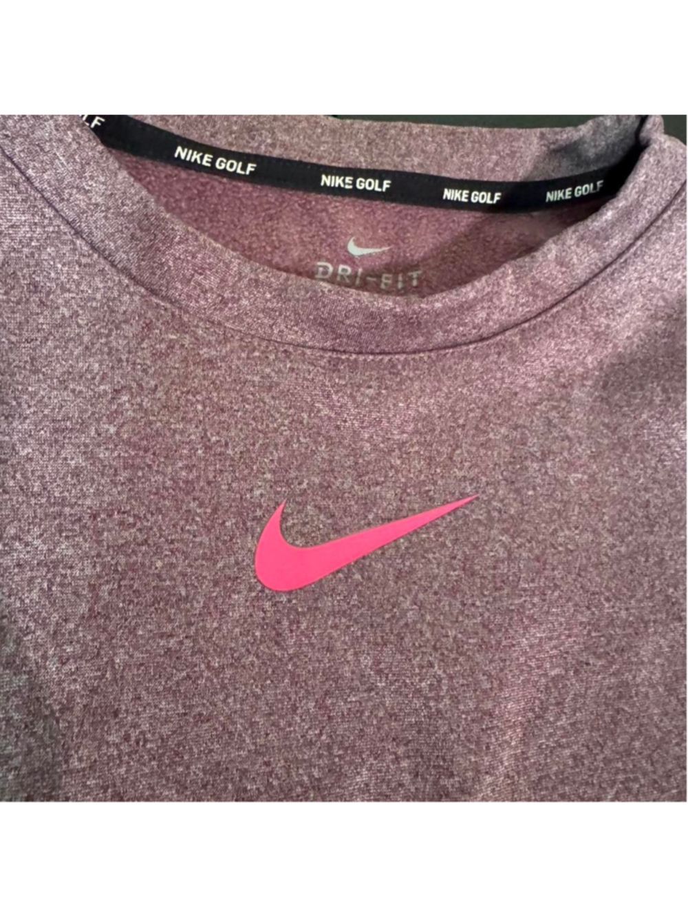 Pink/burgandy Nike Dri-Fit crewneck - Medium - Picture 4 of 5